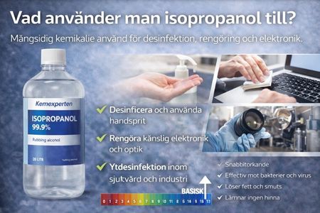 Isopropanol som används för rengöring och desinfektion.